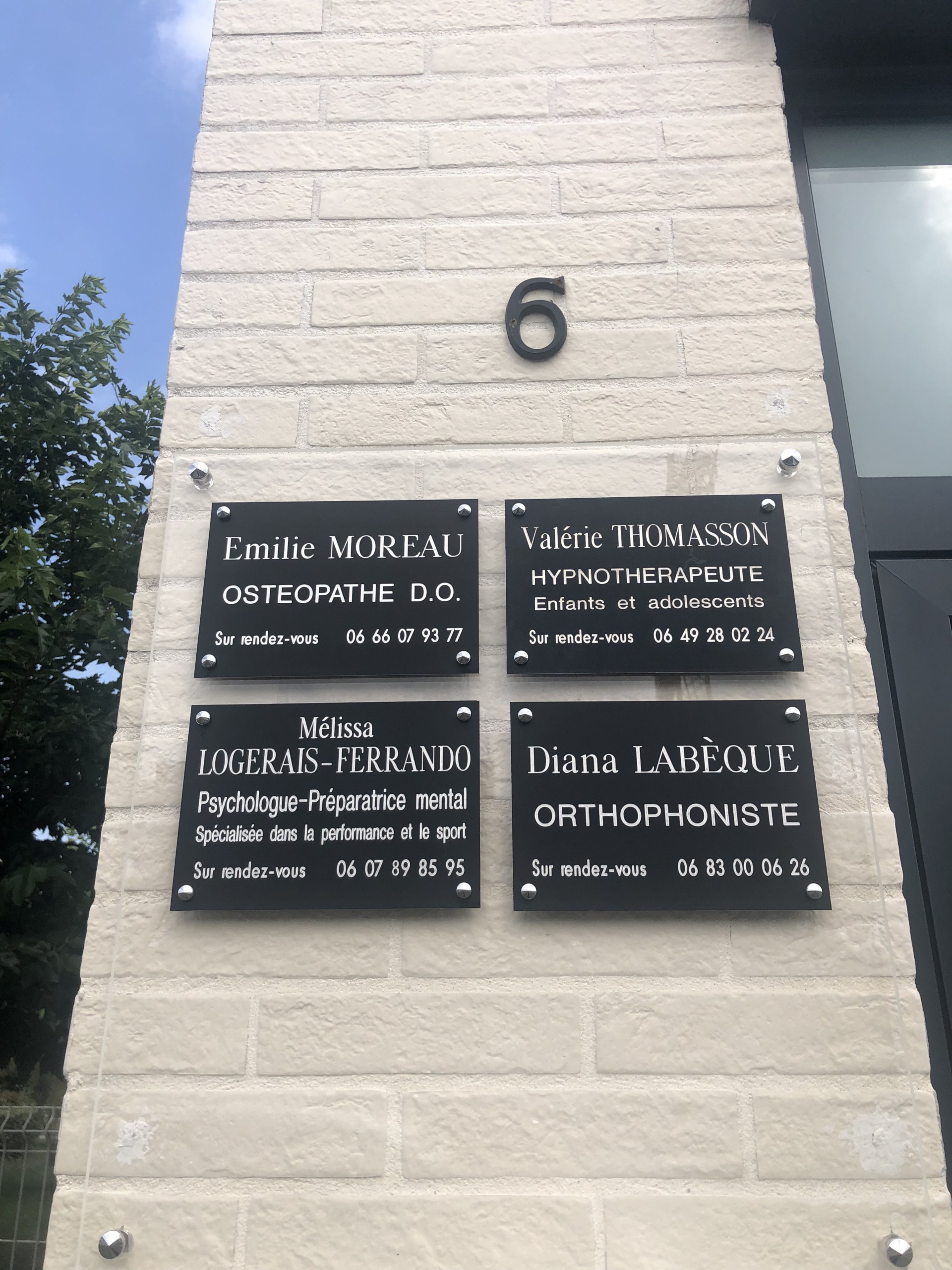 Détail cabinet ostéopathie